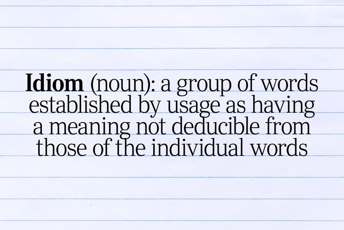 idiom definition text