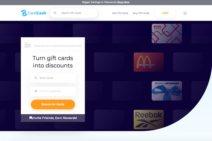 gift card cash exchange