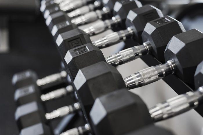 weight rack gym
