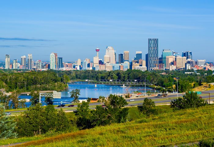 Skyscrapers in downtown Calgary, Canada