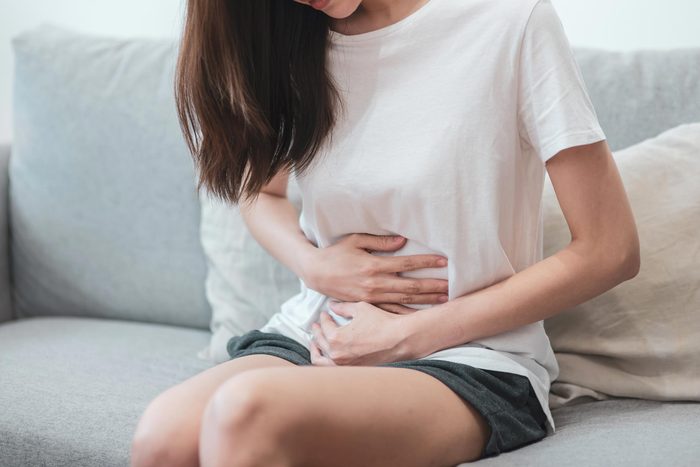 stomach pain girl