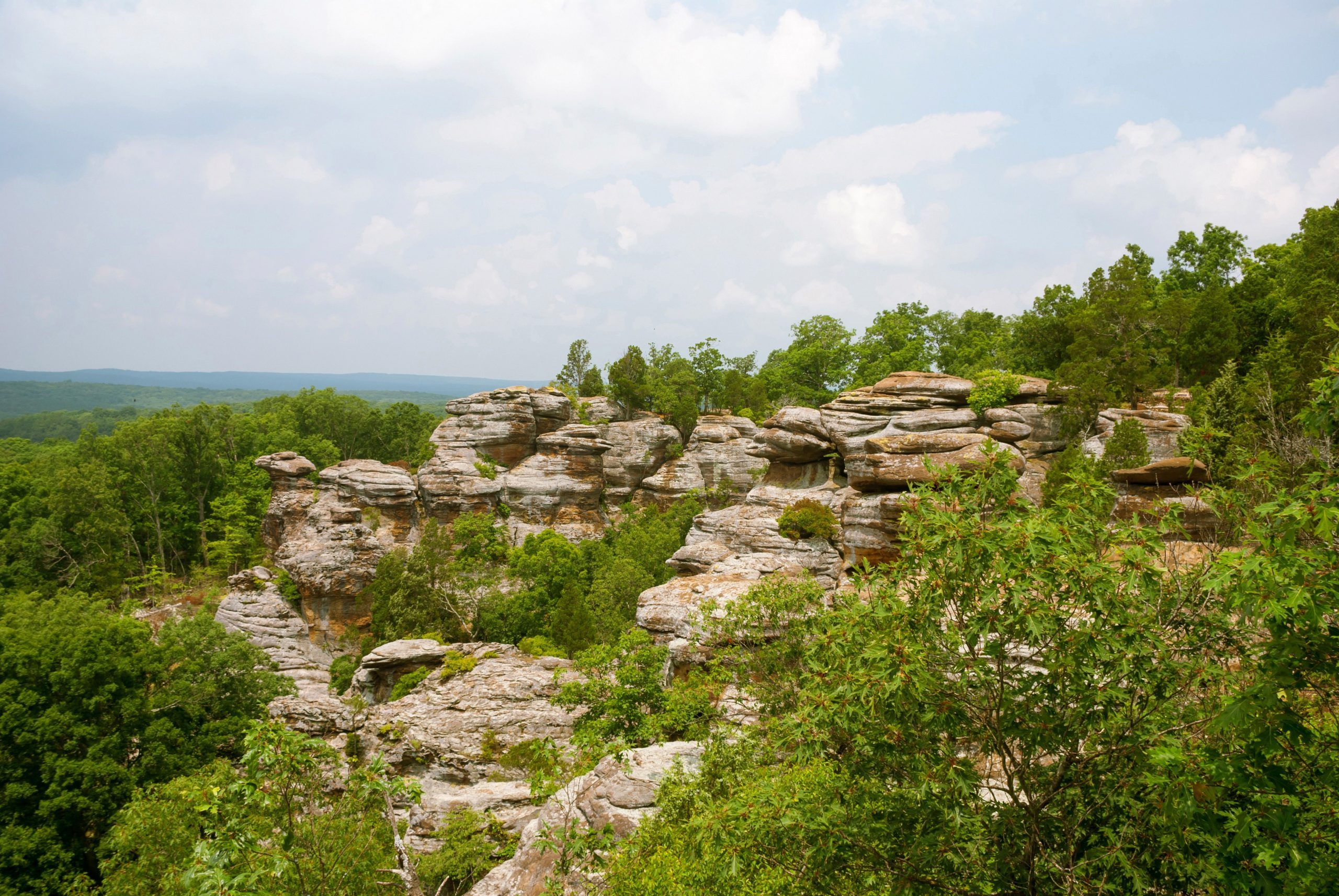 Camel Rock and Monkey Face at Garden of the Gods National Forest, Illinois, USA