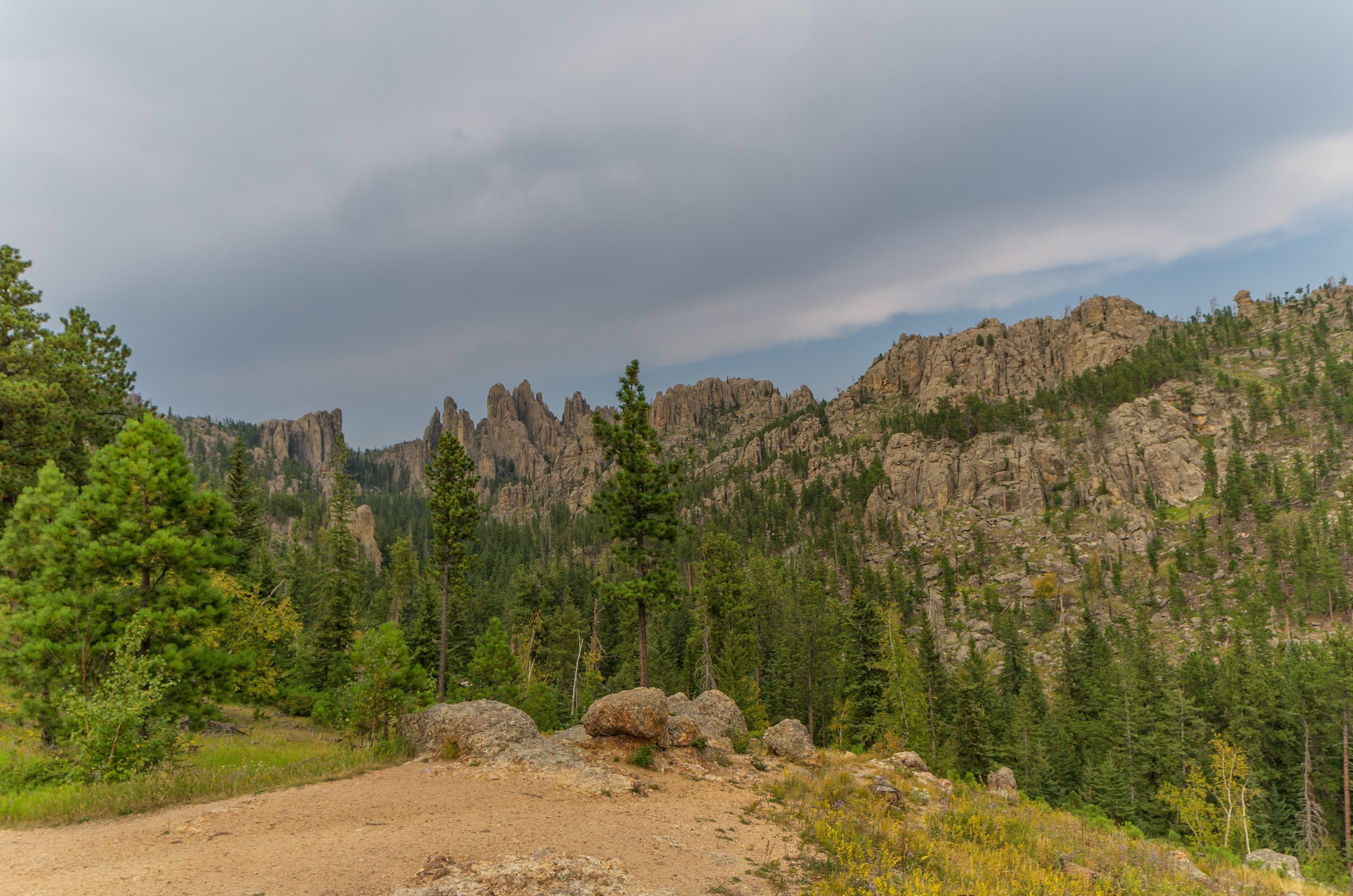 Needles Highway in the Black Hills of South Dakota, near Mount Rushmore National Monument