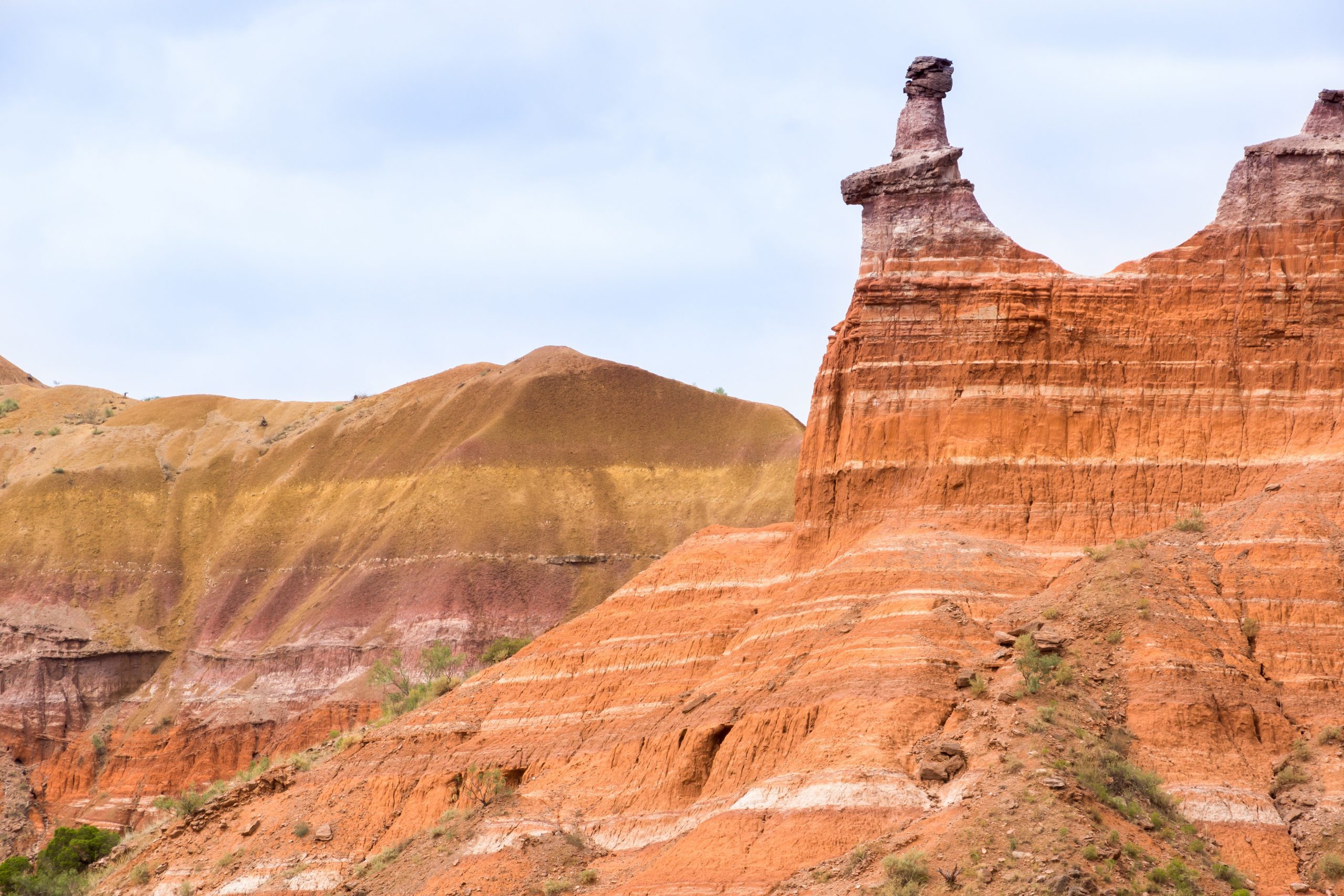 Palo Duro Canyon system of Caprock Escarpment located in Texas Panhandle near Amarillo, Texas, United States