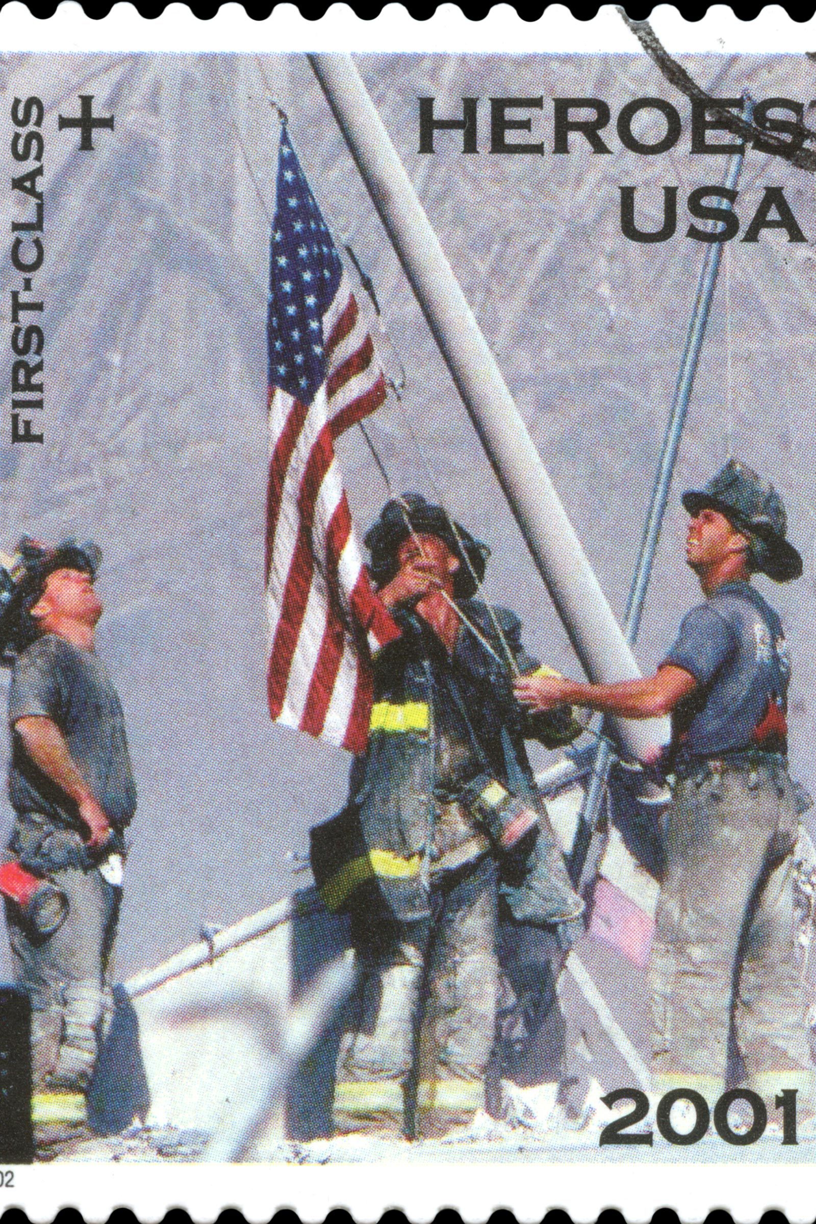 firefighters 9/11 stamp