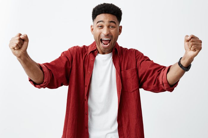 excited man