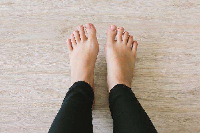 bare feet