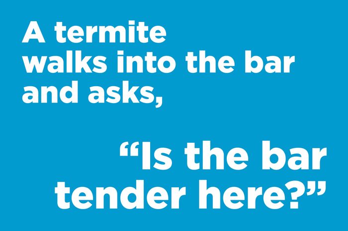 corny joke bar tender