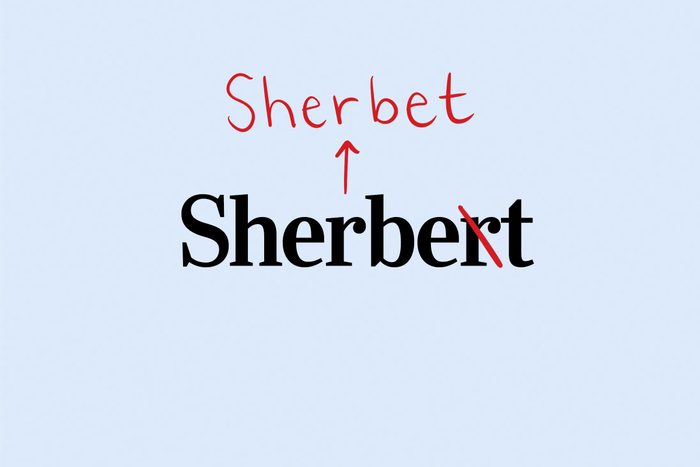 Misspelled word