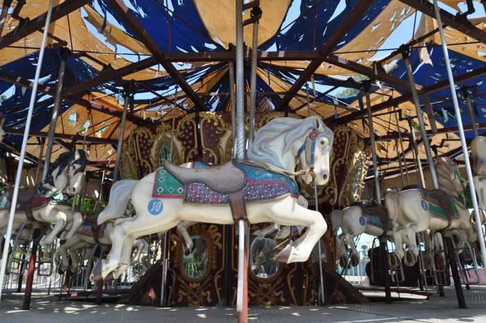Yongma Land, a small abandoned amusement park in Yongmasan, Seoul, South Korea.