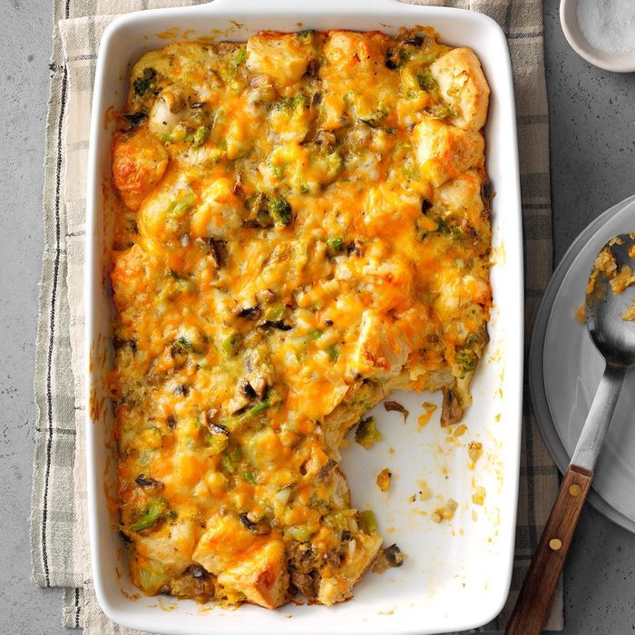 Virginia: Broccoli-Mushroom Bubble Bake