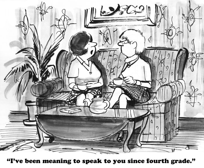 Cartoon about being extremely introverted.