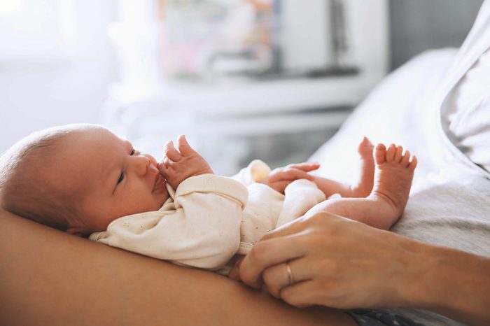 newborn baby girl