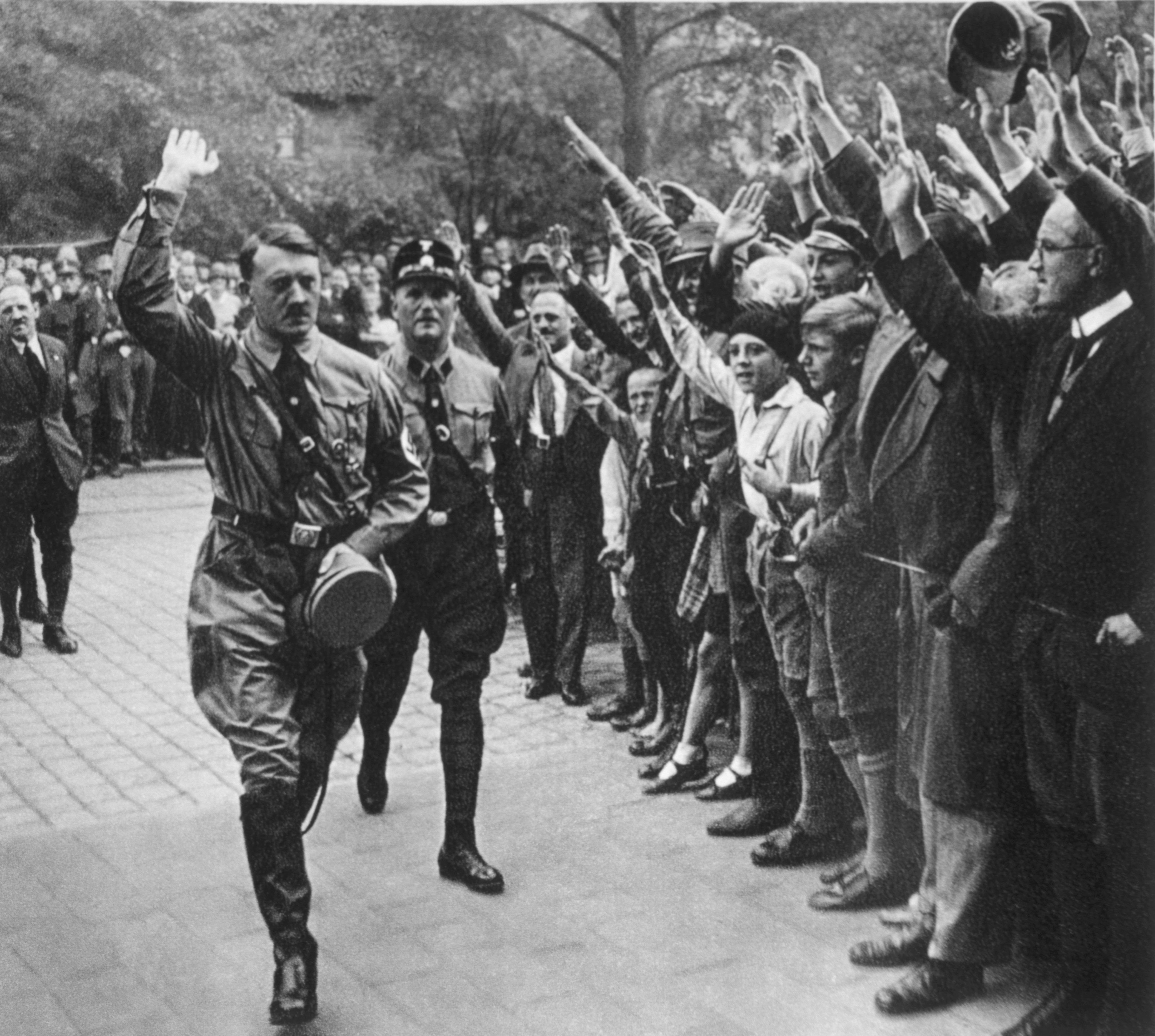 No Merchandising. Editorial Use Only. No Book Cover Usage Mandatory Credit: Photo by Glasshouse Images/Shutterstock (4596089a) Adolf Hitler at the Fourth Party Day Rally, Nuremberg, Germany, 1929 VARIOUS