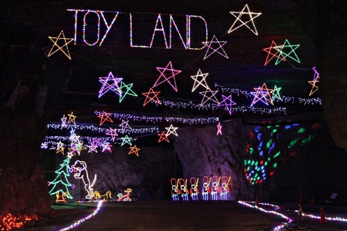 Mega Cavern Lights Under Louisville