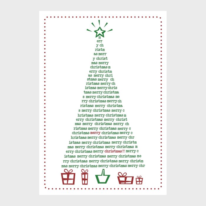 Tree Christmas Card