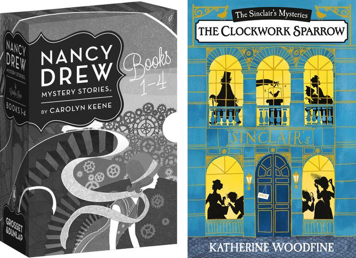 nancy drew mystery book and sinclair mysteries