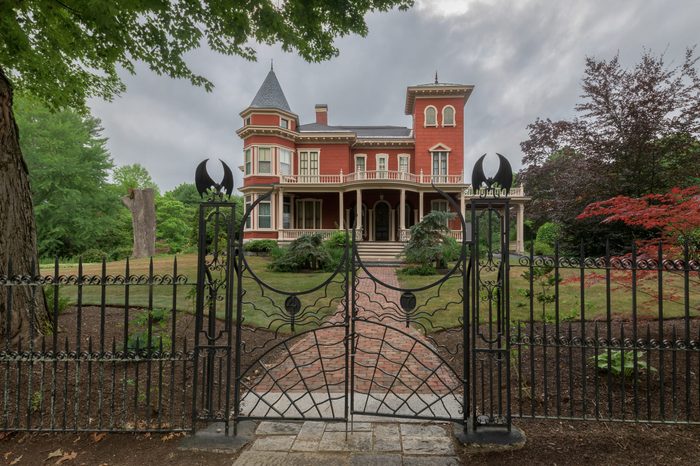 BANGOR, MAINE, USA - AUGUST 4, 2018: Author Stephen King's house on Broadway in Bangor