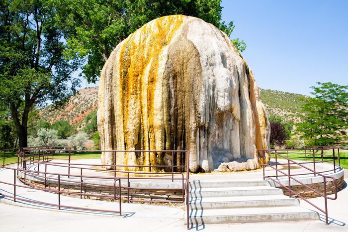 Thermopolis Hot Springs State Park in Wyoming, USA
