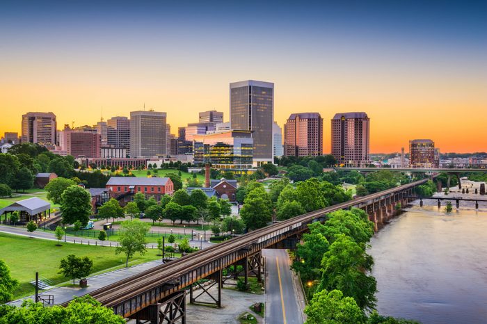 Richmond, Virginia, USA downtown skyline.