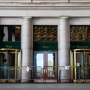Doors labeled 