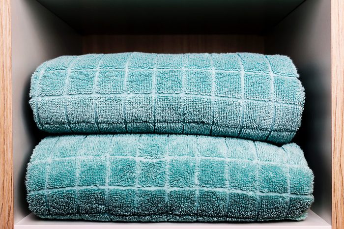 Towels In Shelf