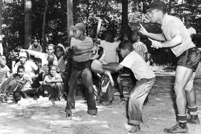 Baseball At Summer Camp