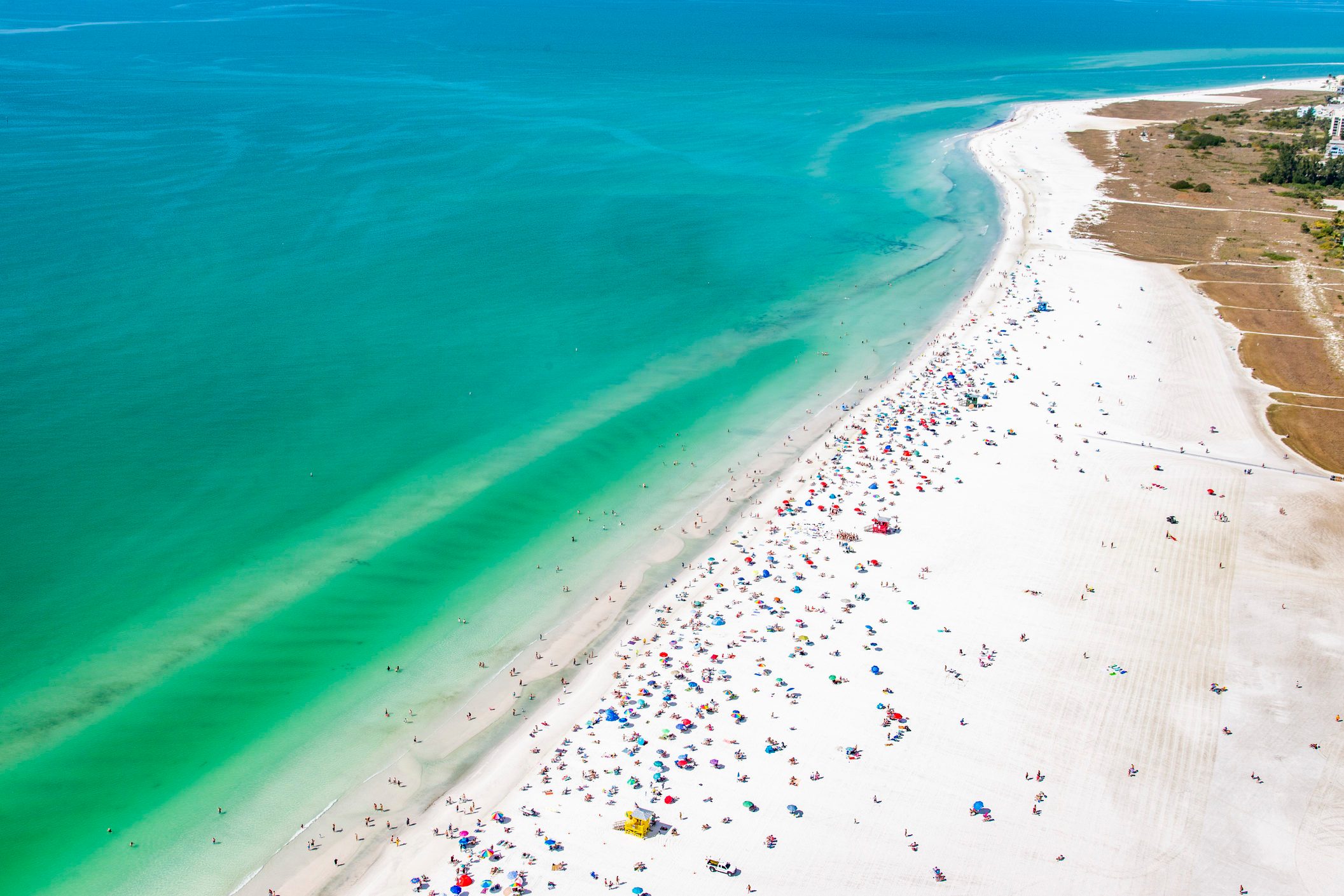 High Angle View Of Beach