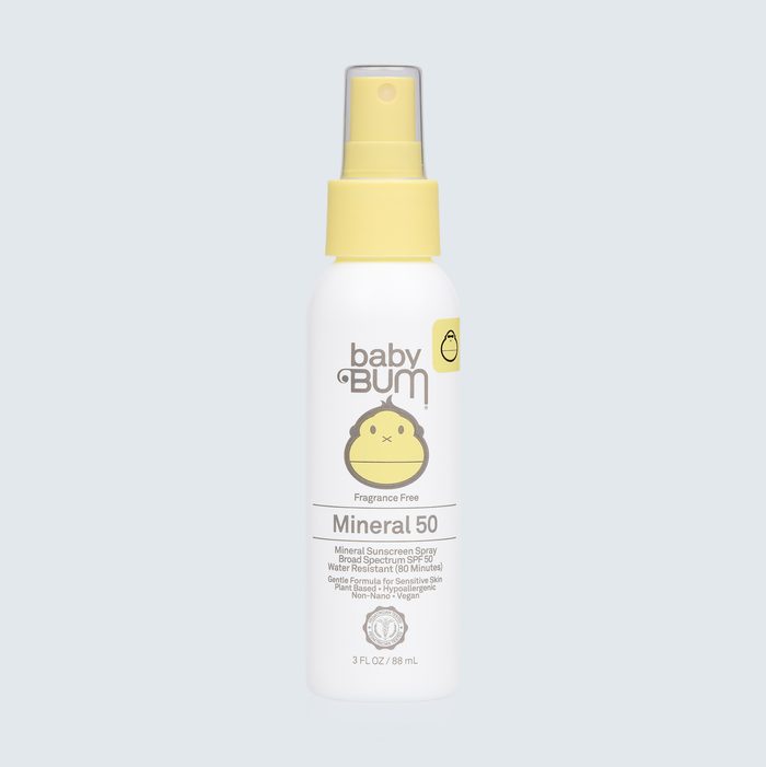 Spray bottle labeled 