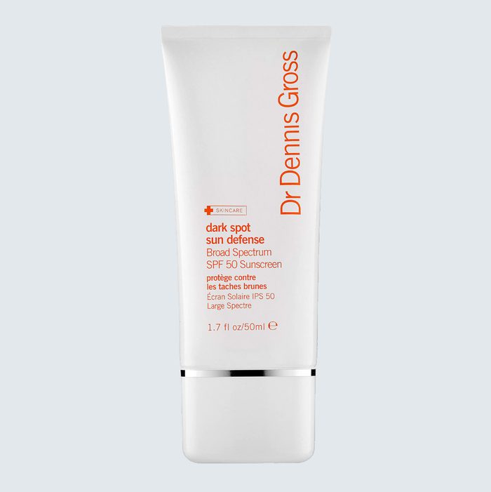 A white tube labeled 