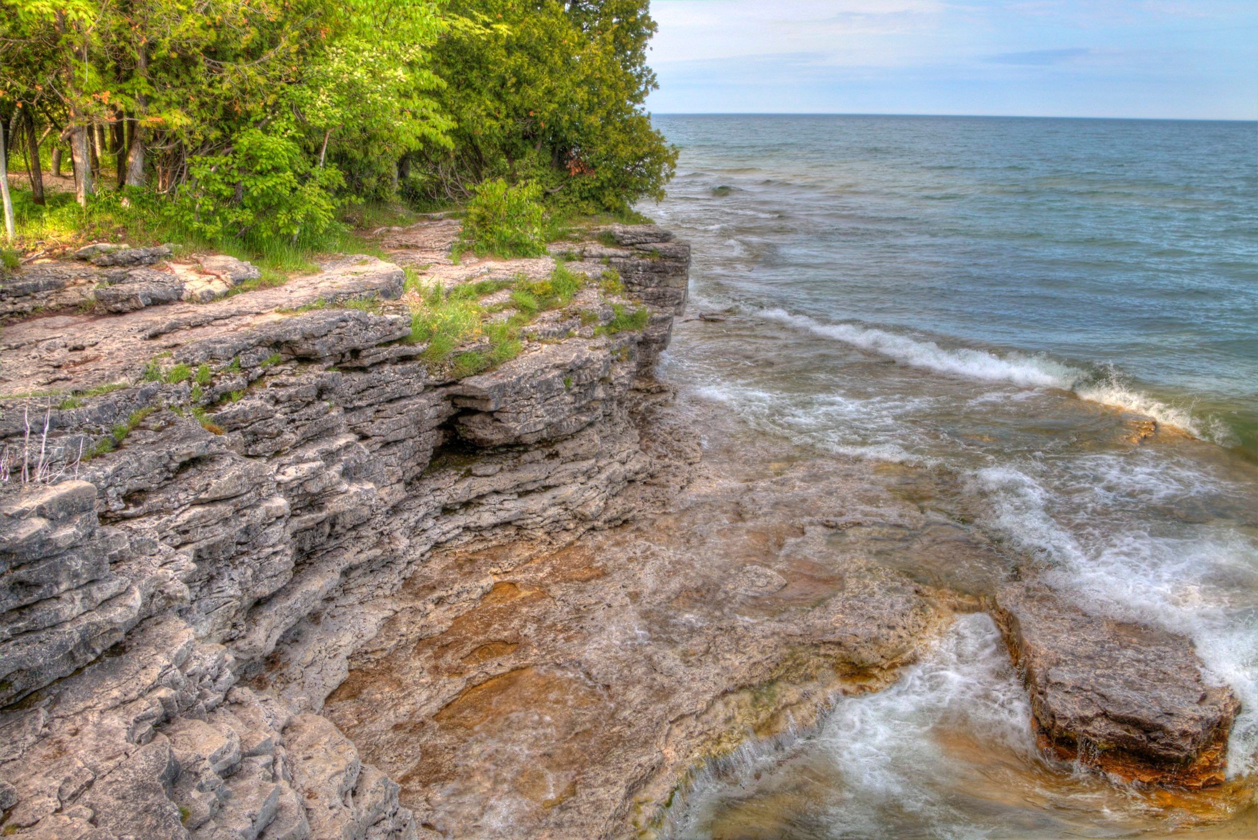 Cave Point, Whitefish Dunes State Park, Wisconsin