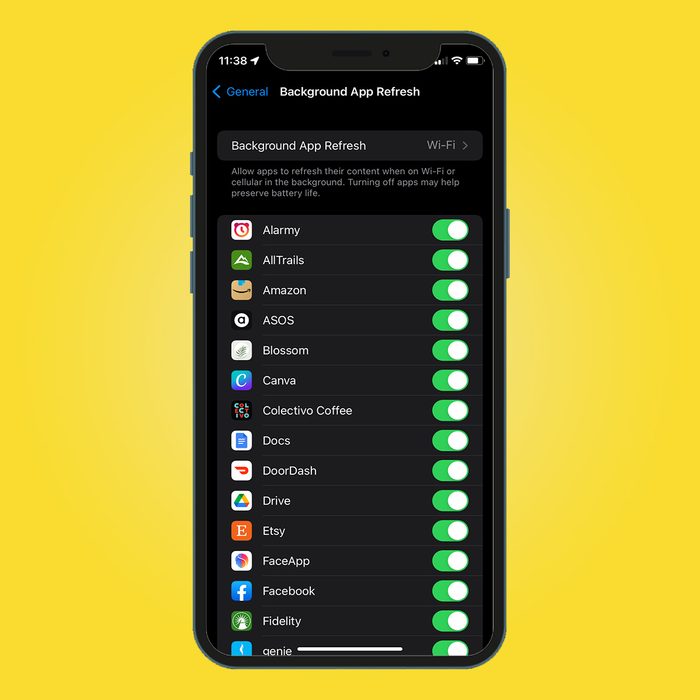 Background App Refresh On Iphone