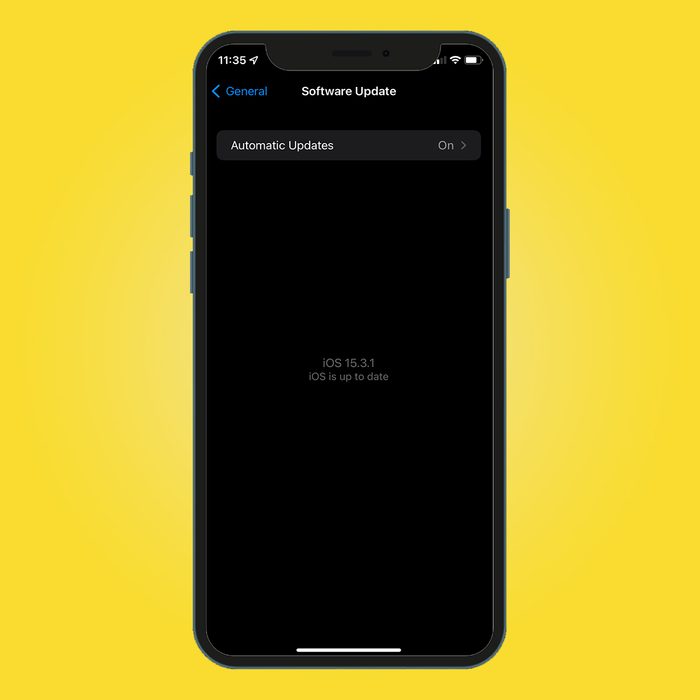Ios Software Up To Date On Iphone