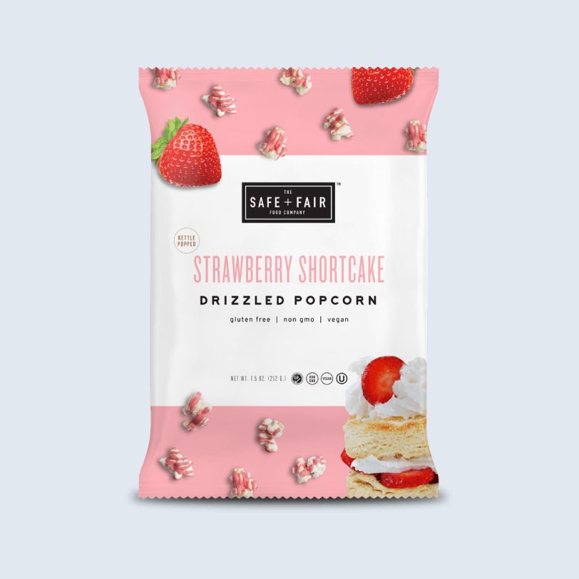 Safe + Fair Drizzled Popcorn