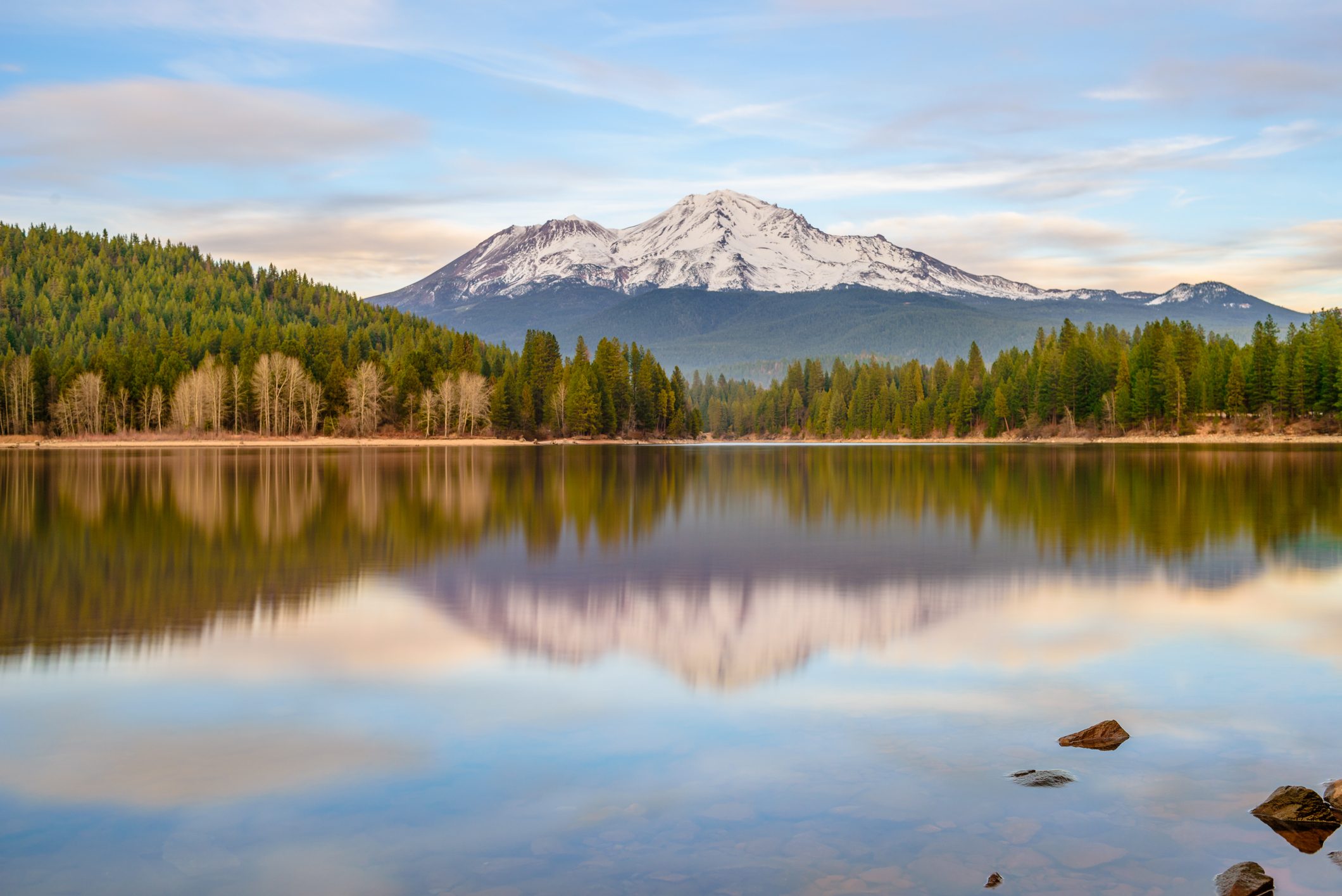 Mt.Shasta from Lake Siskiyou