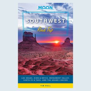Book cover displays Monument Valley at sunset, featuring 