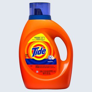 Orange bottle labeled 
