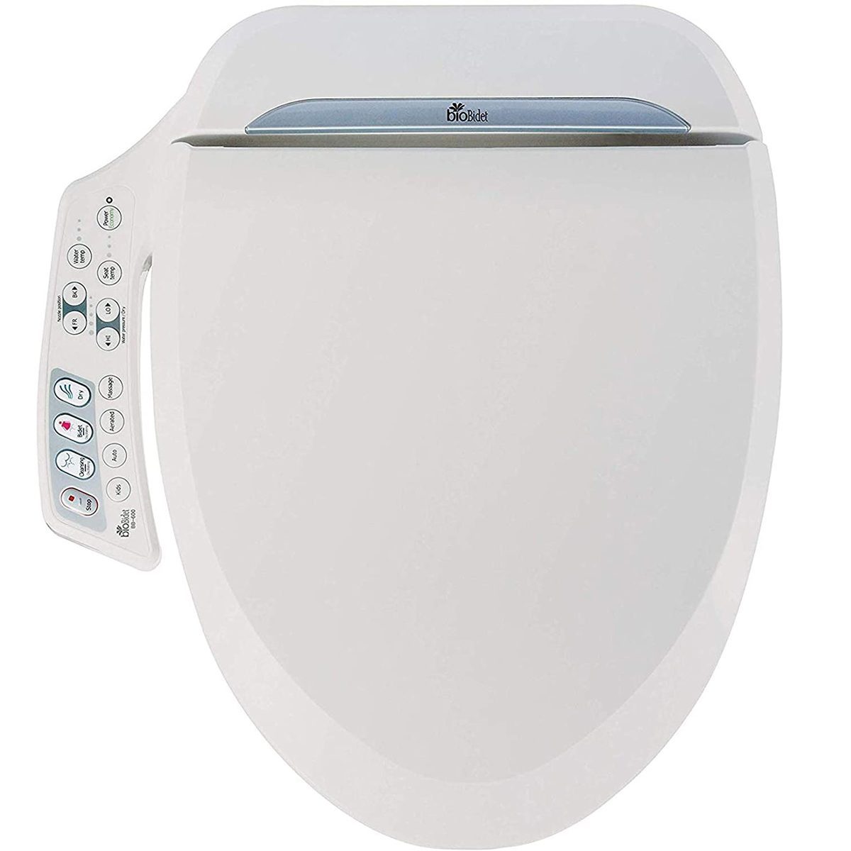 BioBidet BB-600 BB600 Ultimate Advanced Bidet Toilet Seat, White, Elongated