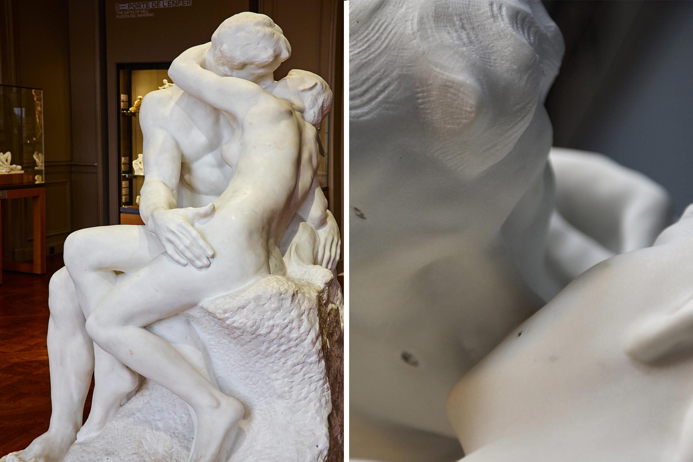 Hidden feature in famous statue