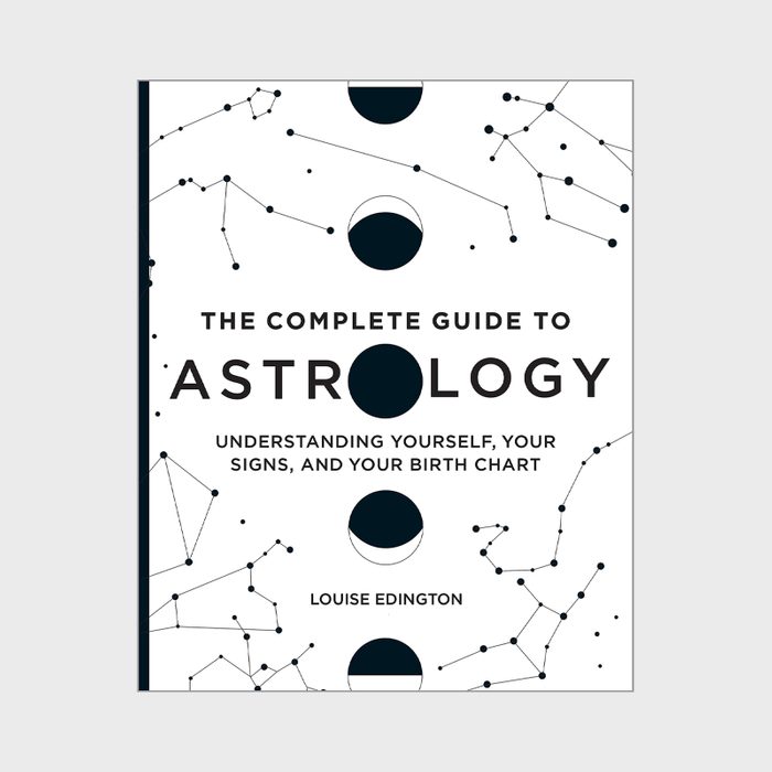 Book cover featuring lunar phases and constellations, titled 