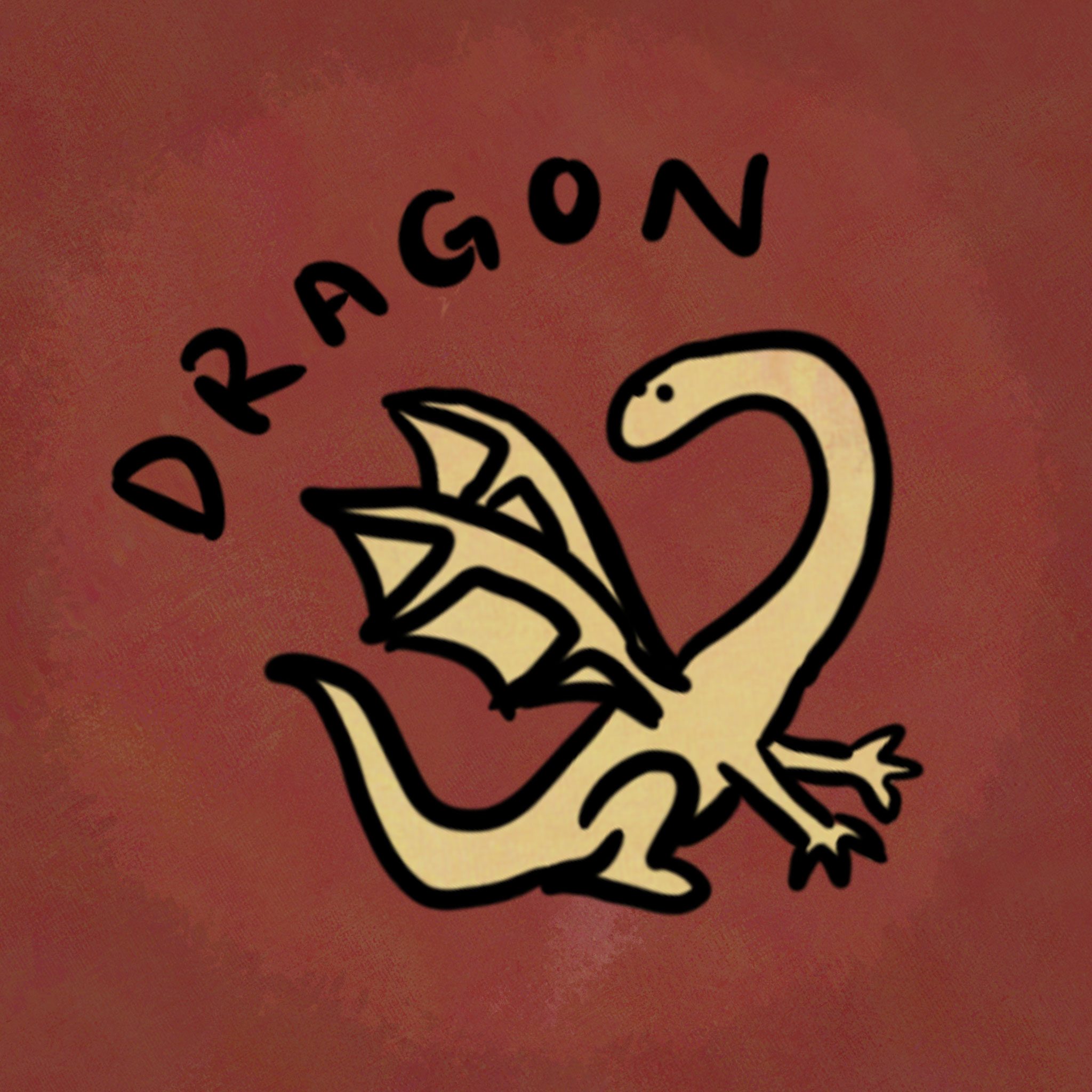 Illustration of animal from the chinese zodiac: dragon
