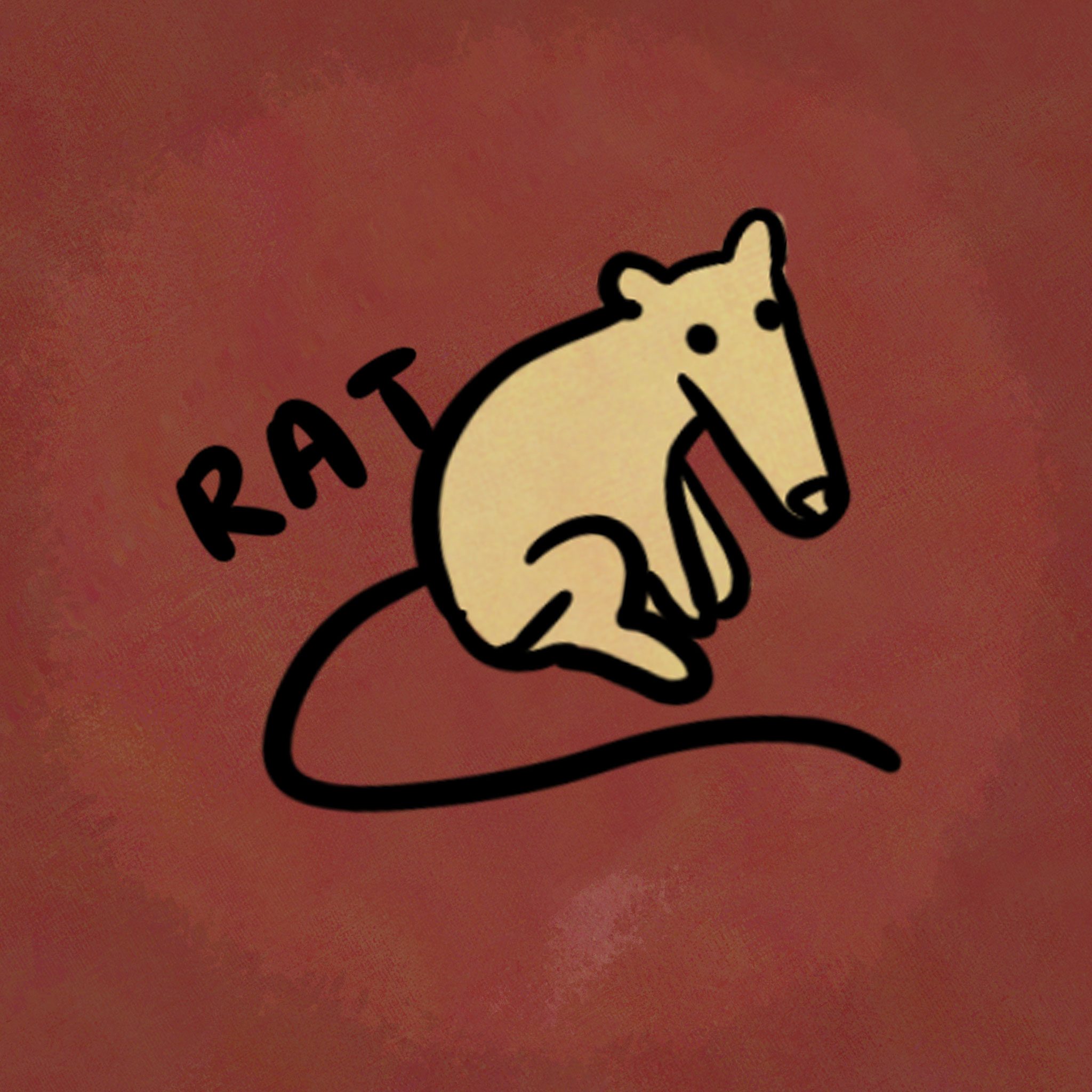 Illustration of animal from the chinese zodiac: Rat