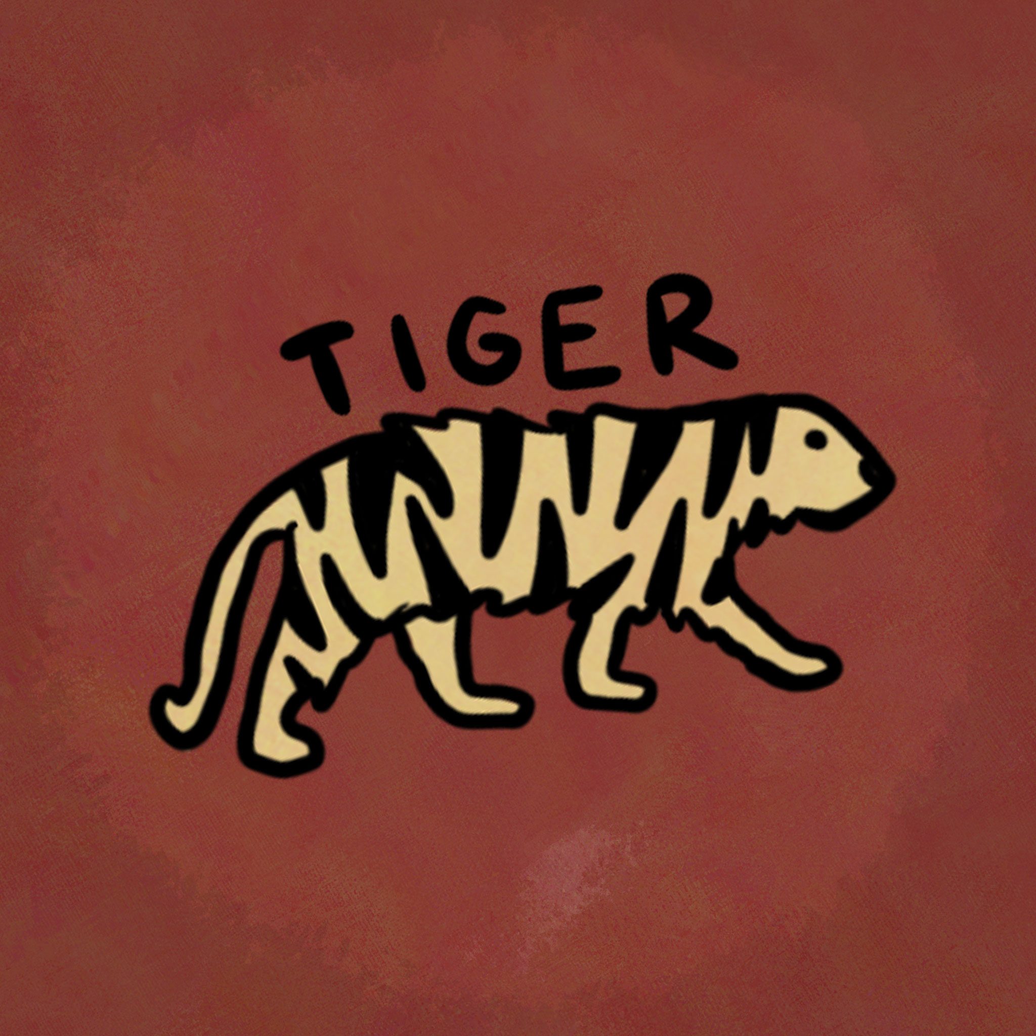 Illustration of animal from the chinese zodiac: Tiger
