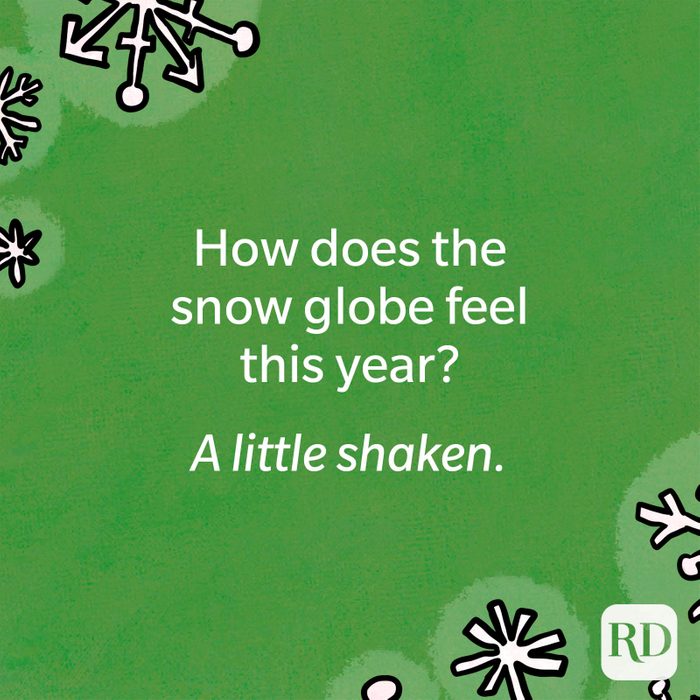 How does the snow globe feel this year?