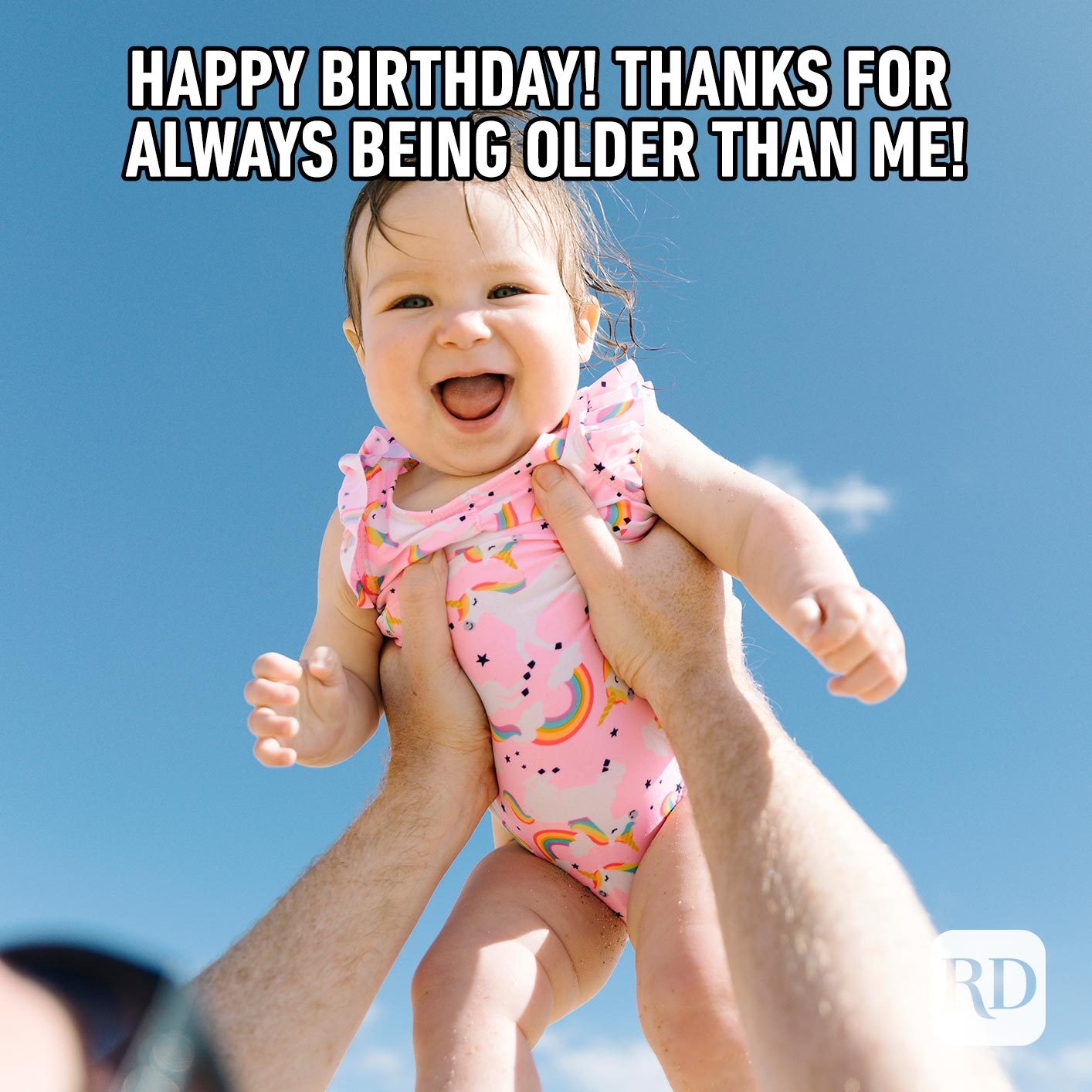 Happy Birthday! Thanks for always being older than me!