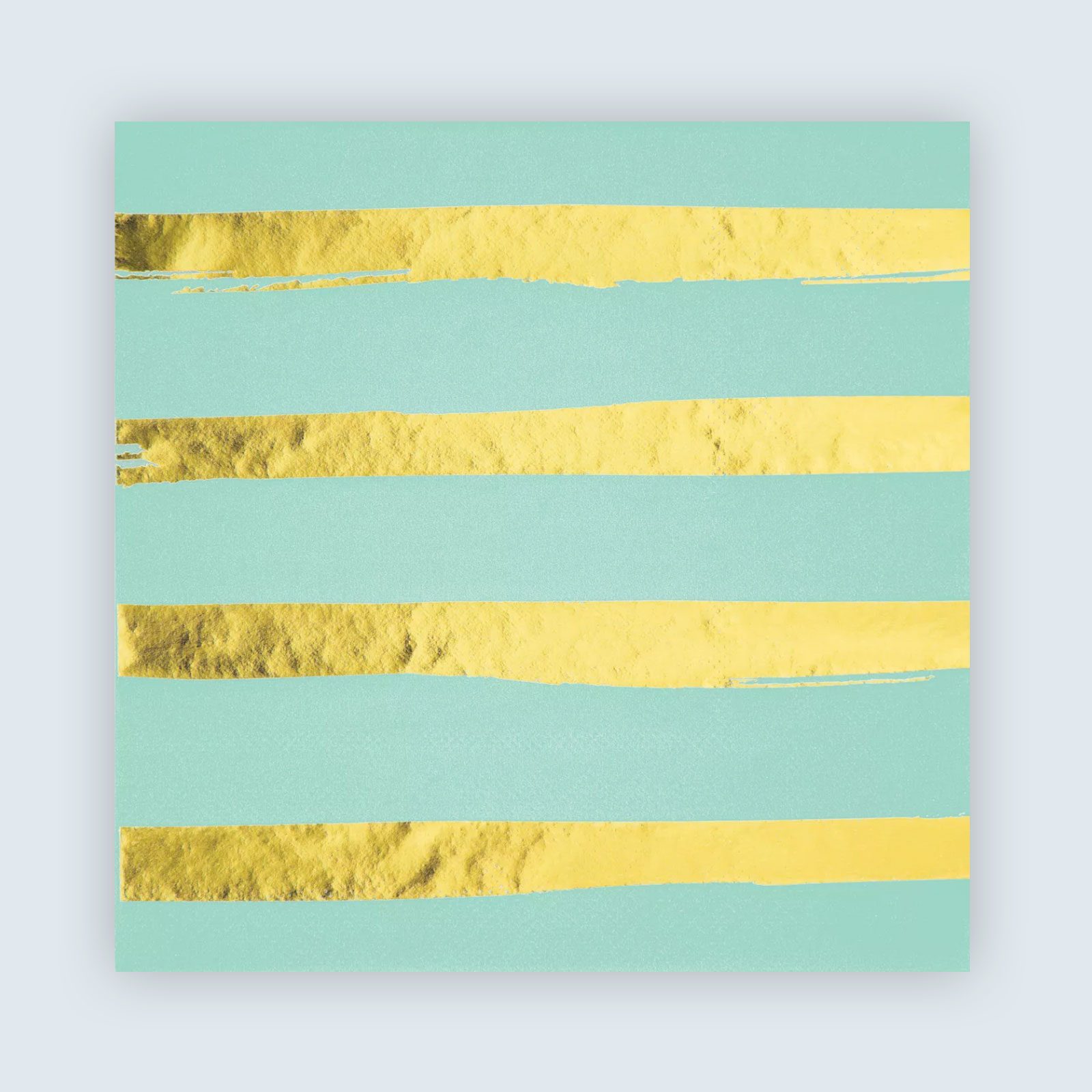 Foil-Striped Disposable Napkins