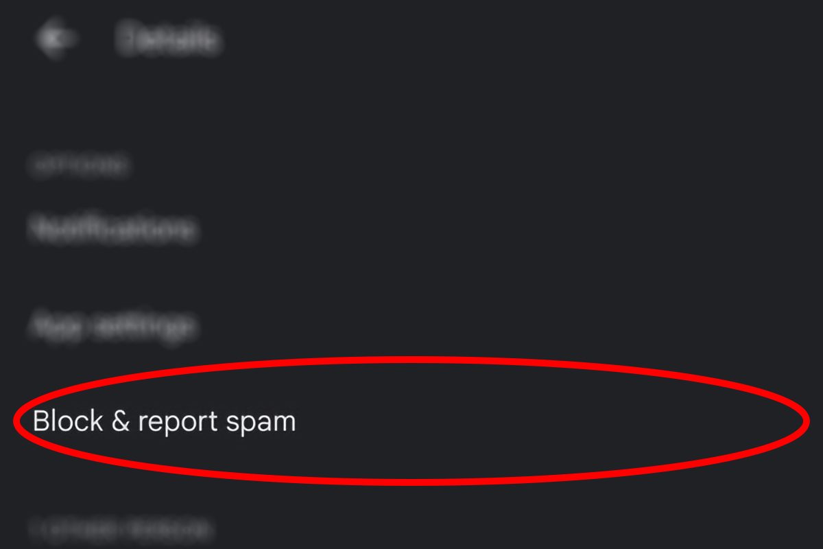 Block Contact Android