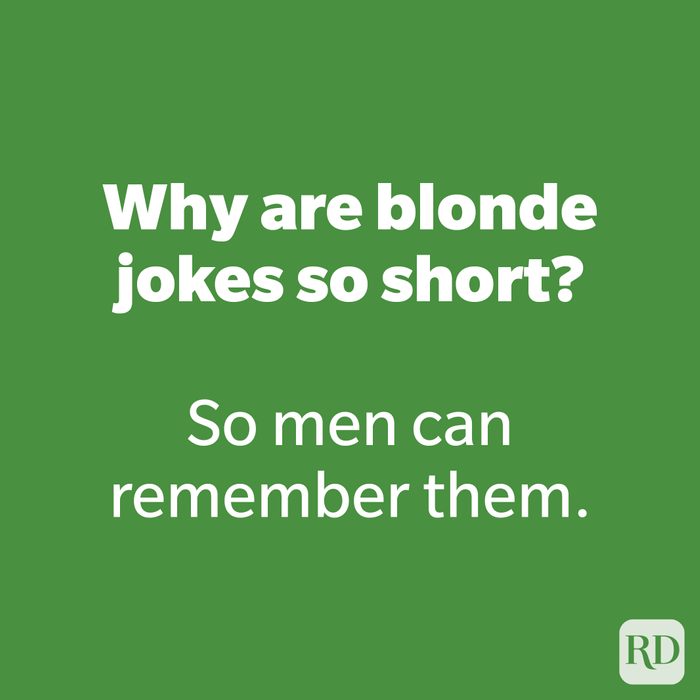 Why are blonde jokes so short?