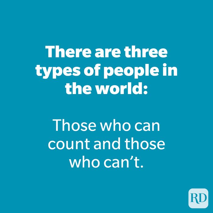 There are three types of people in the world: