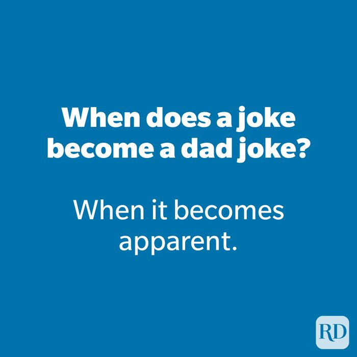 When does a joke become a dad joke?
